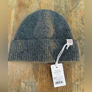 Marine Layer Porter Knit Beanie in Charcoal NWT